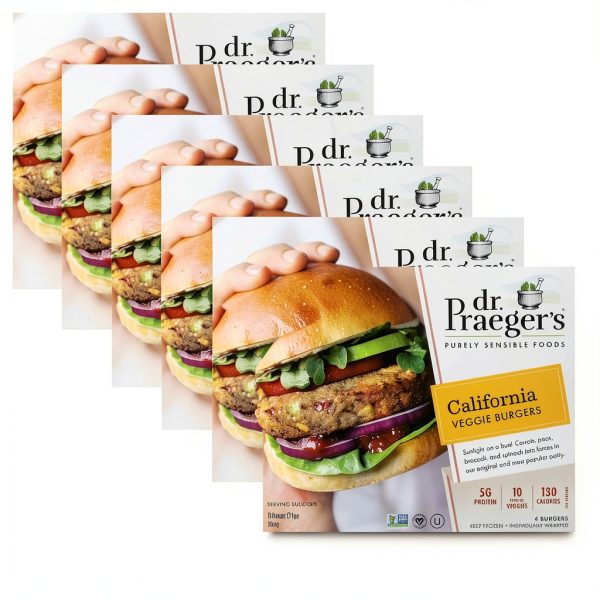 Dr Praegers Veggie Burgers Kale Pack Frozen Meatless-0