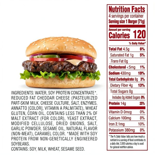 BOCA All American Veggie Burgers Meatless Protein Patties-1