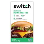 Switch Foods Plant Based Burger Pea Protein Vegan Gluten-0