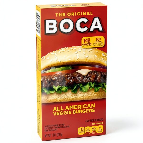 BOCA All American Veggie Burgers Meatless Protein Patties-8