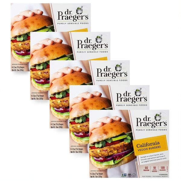 Dr Praegers Veggie Burgers Kale Flavor Nutritious Family-0