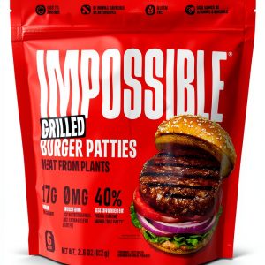 Impossible Meatless Burger Plant Based Protein Grocery-0