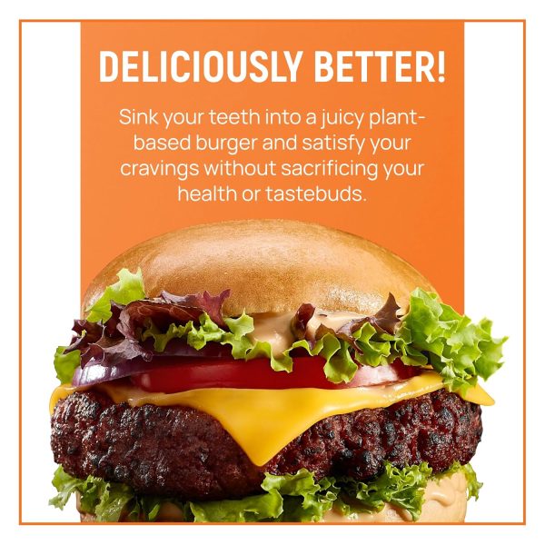 Switch Foods Plant Based Burger Pea Protein Vegan Gluten-3