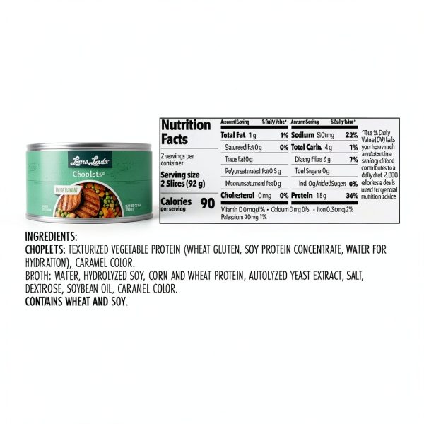 Atlantic Natural Foods Plant Based Protein Choplets-1