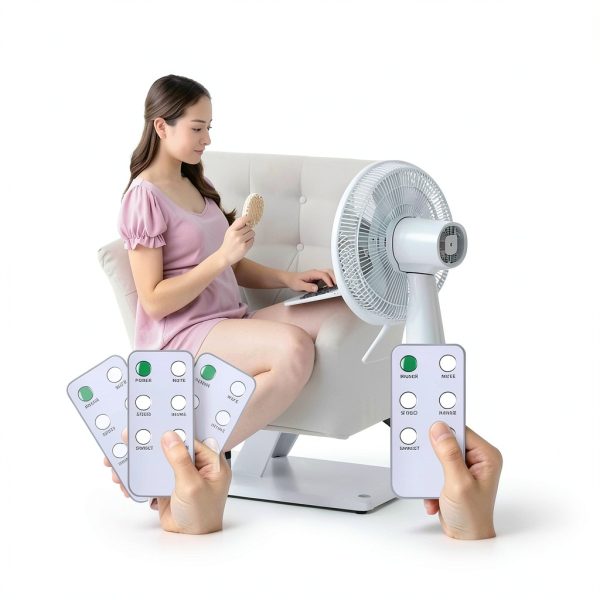 Window Fan Remote Control Oumeite 3 Speed ABS-3