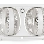 Shinic Beige Reversible Window Fan WD18-9 Small 2‑Blade 70W-0