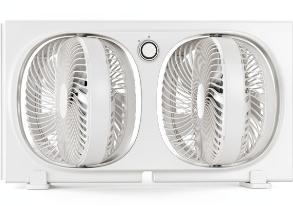 Shinic Beige Reversible Window Fan WD18-9 Small 2‑Blade 70W-0