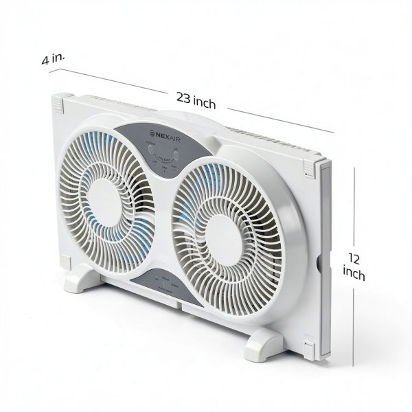 Nexair Window Fan Classic White NF009-WH-7