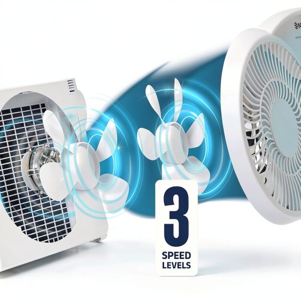 Nexair Window Fan Classic White NF009-WH-4