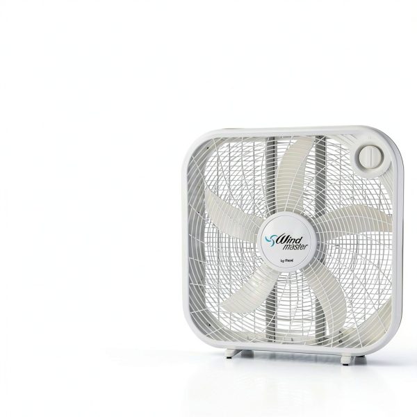 PAMI 20-Inch White Modern Window Fan-1