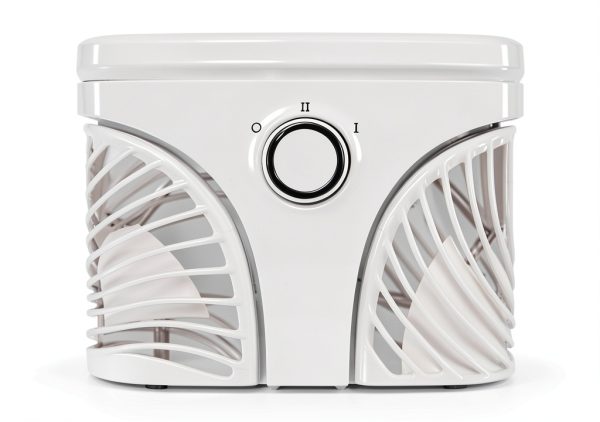 Comfort Zone Window Fan LC329WT White Modern Dual-Speed 2-Blade-4