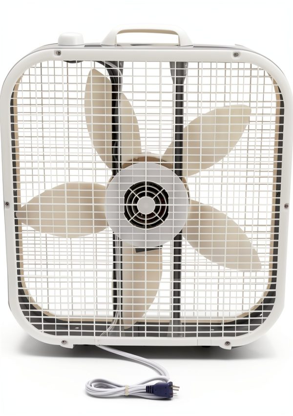 Generic Classic Box Fan with Weather-3