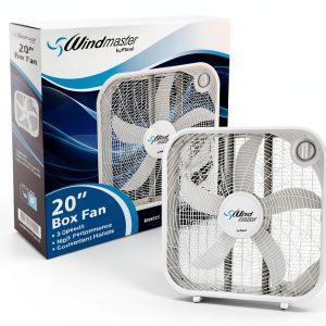 PAMI 20-Inch White Modern Window Fan-0