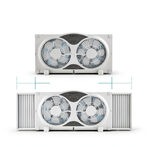 Nexair Window Fan Classic White NF009-WH-3