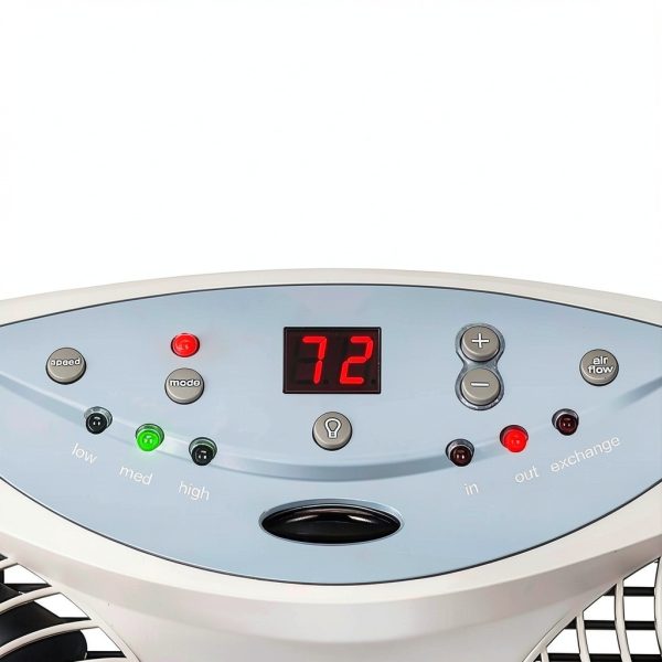 Window Fan Bionaire BW2300-N Twin Reversible White Remote 12.8"-3