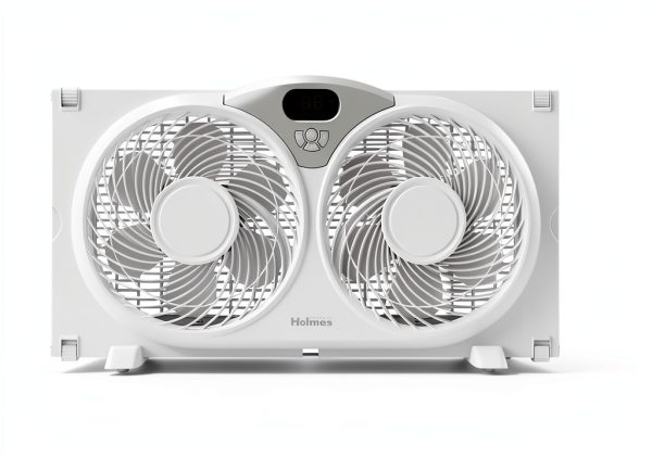 Holmes Window Fan 9 Inch Digital Control Remote White Contemporary-5